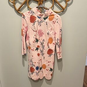 Maeve Floral Dress in Pink and Orange